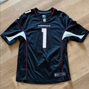 NFL Cardinals Kyler Murray Black and White Men's Jersey